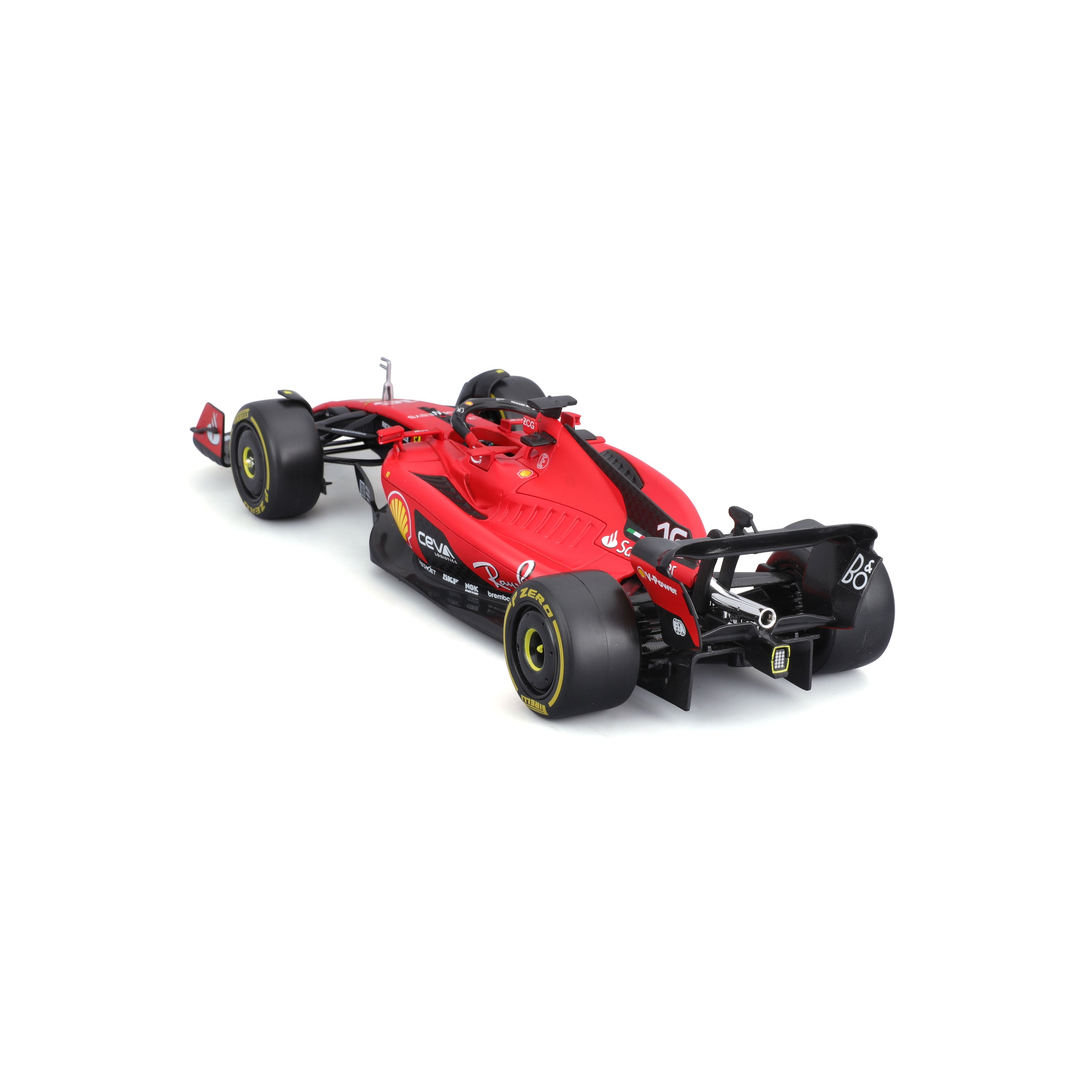 bburago-ferrari-sf-23-16-charles-leclerc-avec-pilote-mod-le-f1-1-24 image 8