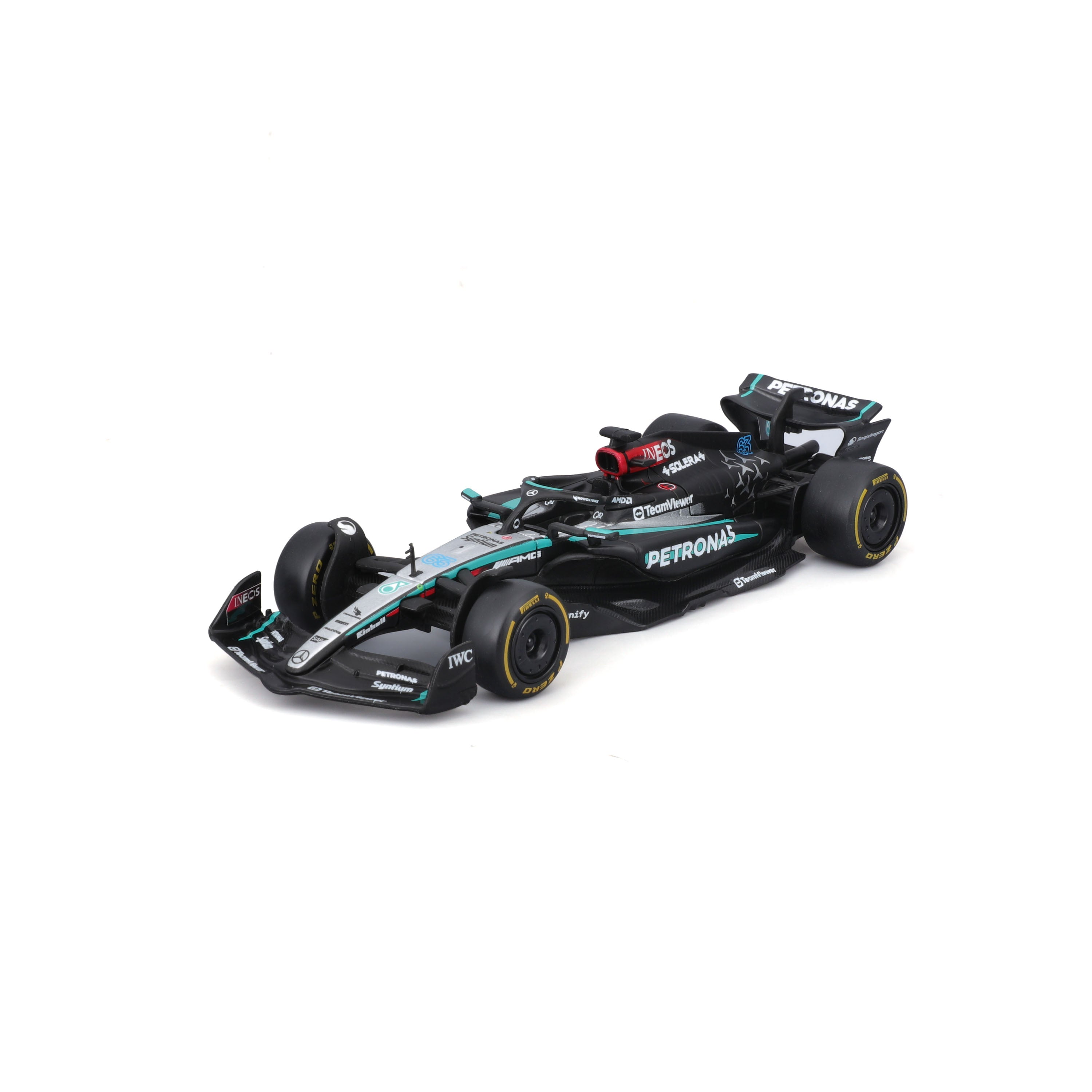 bburago-mercedes-amg-semi-truck-mercedes-w15-63-russell-1-43 image 4