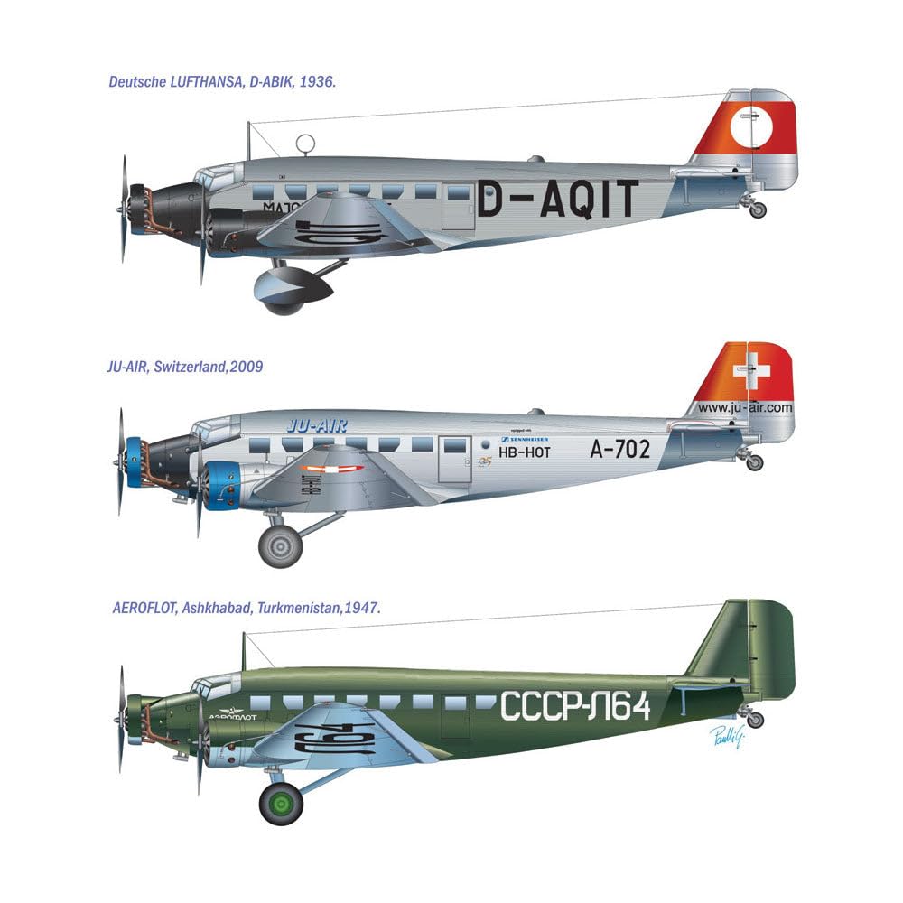 italeri-i150-junkers-ju-52-civil-maquette-avion-1-72 image 5