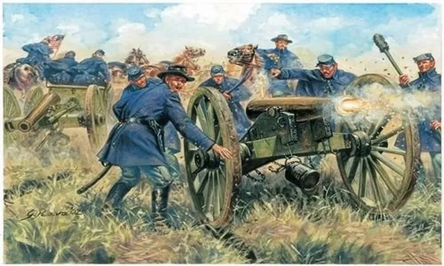 italeri-artillerie-de-l-union-guerre-de-s-cession-1-72-maquette-figurines-i6038 image 1