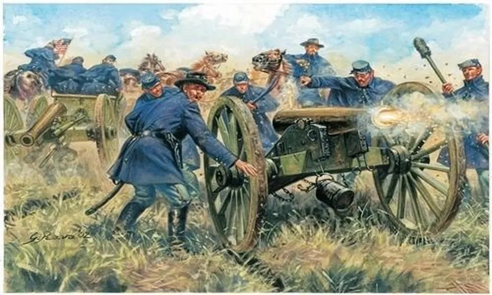 italeri-artillerie-de-l-union-guerre-de-s-cession-1-72-maquette-figurines-i6038 image 1