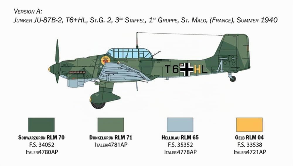 italeri-junkers-ju-87b-stuka-maquette-avion-1-72-monter image 4