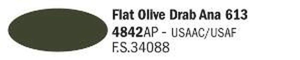 italeri-flat-olive-drab-ana-613-peinture-acrylique-maquette-militaire image 1