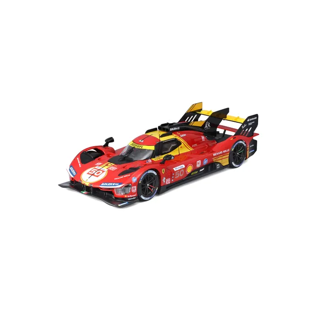 bburago-ferrari-499p-50-champion-le-mans-2024-1-24-portes-ouvrantes image 1