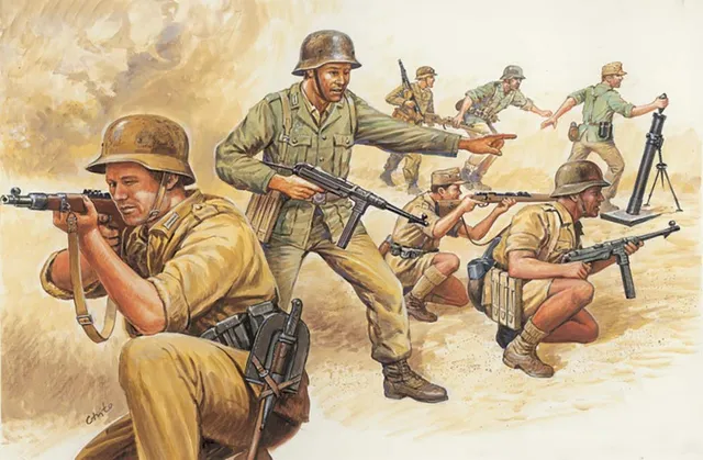 italeri-i6076-figurine-soldats-afrika-korps-1-72 image 1