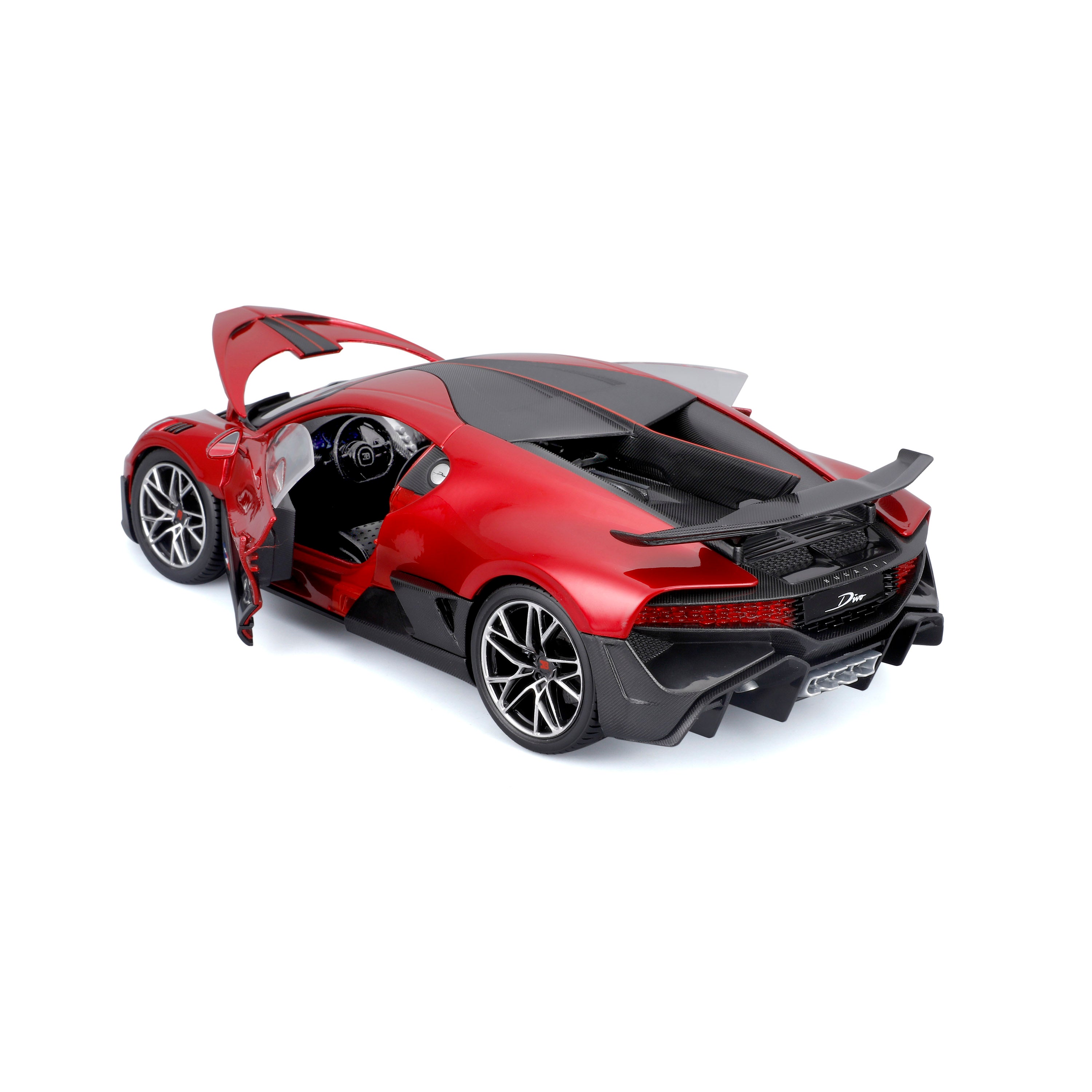 bburago-bugatti-divo-1-18-rouge-miniature-signature-ouvrante image 6