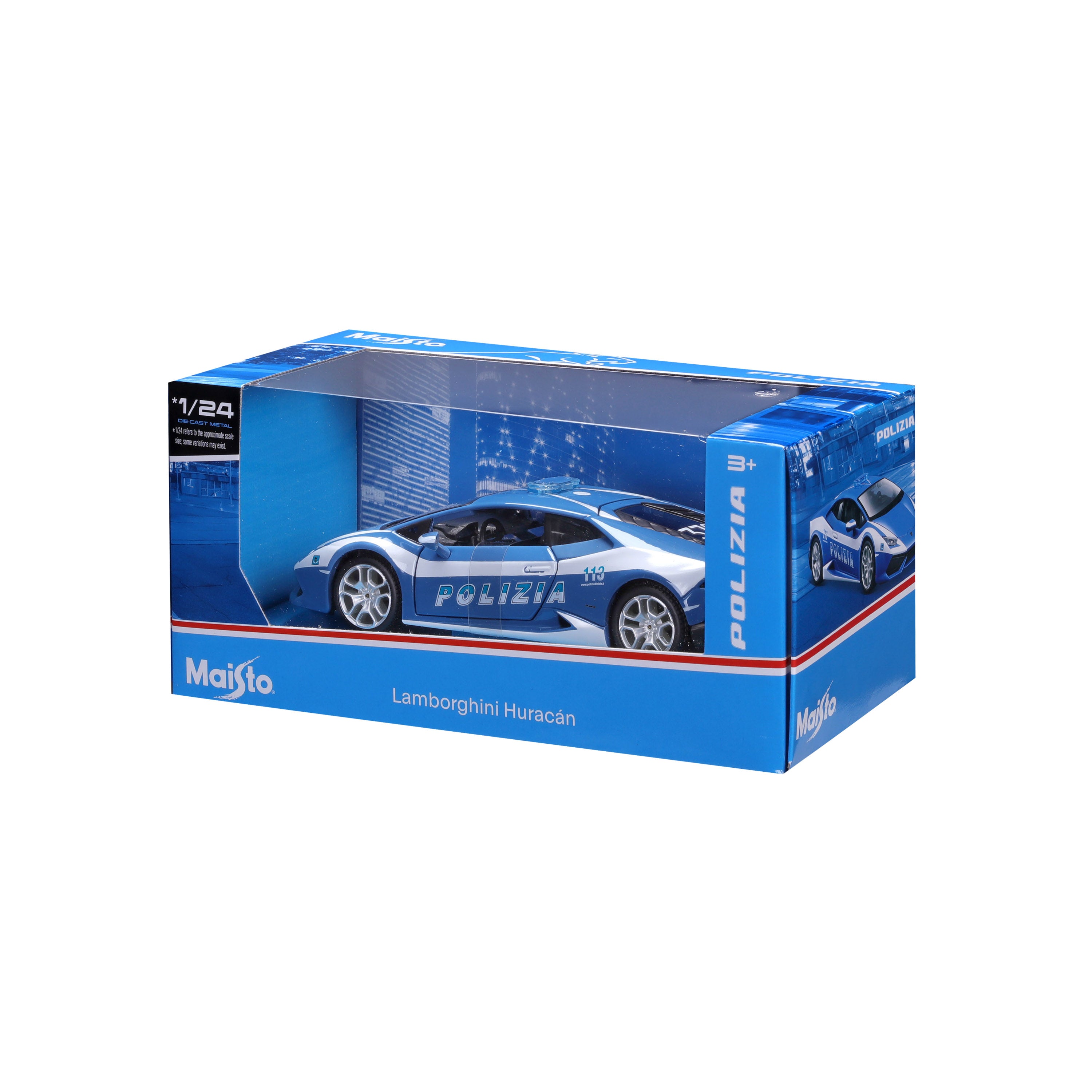 bburago-lamborghini-hurac-n-polizia-1-24-miniature-diecast-m-tal image 8