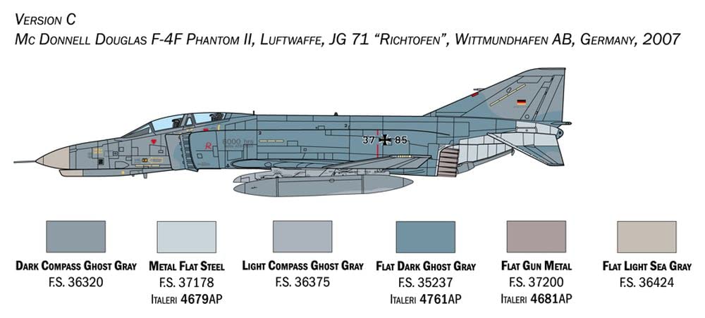 italeri-1448s-f-4e-f-phantom-ii-1-72-kit-maquette-avion-plastique-monter image 6