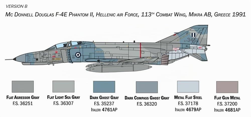 italeri-1448s-f-4e-f-phantom-ii-1-72-kit-maquette-avion-plastique-monter image 5