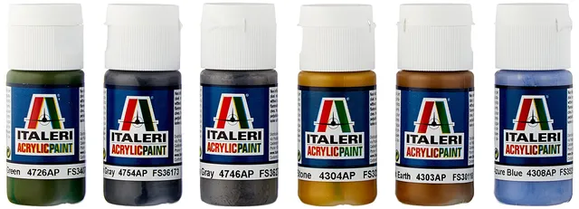italeri-510000432-kit-acrylique-wwii-raf-avion-peintures-maquette image 1