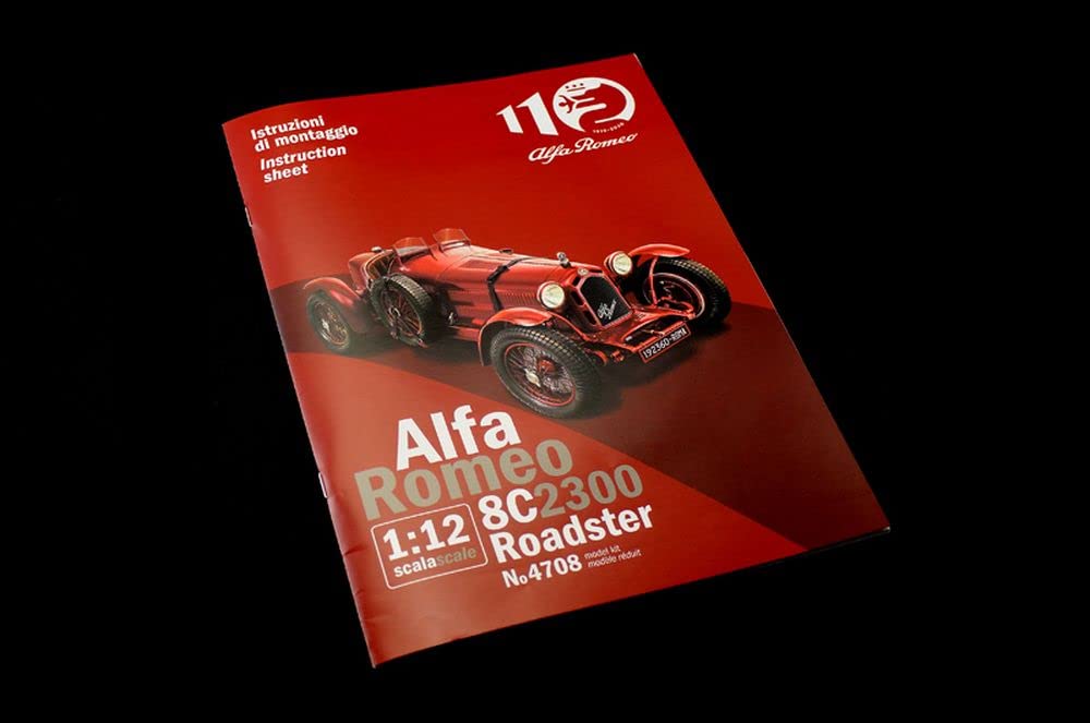 italeri-4708s-maquette-voiture-alfa-romeo-8c-2300-1931-33-1-12-rouge image 6