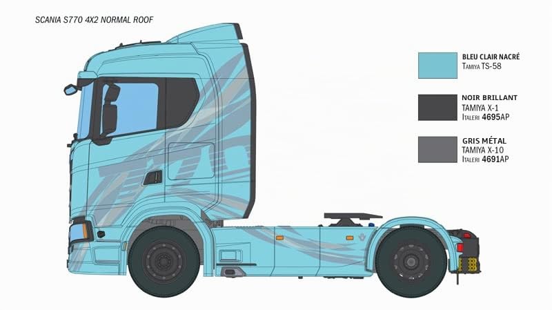 italeri-scania-770-4x2-normal-roof-maquette-camion-1-24-it3961 image 8