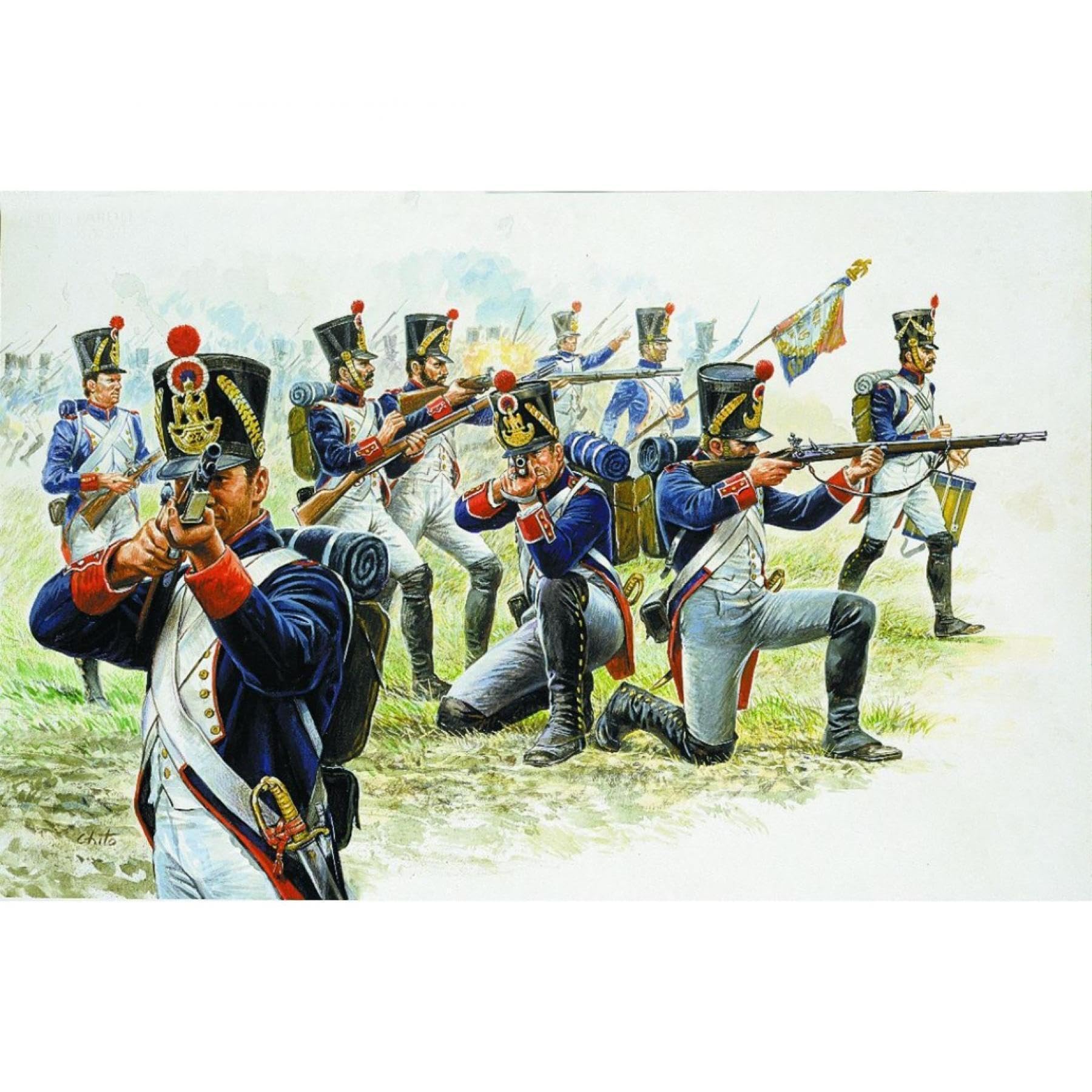 italeri-i6002-infanterie-de-ligne-fran-aise-maquette-figurines-1-72 image 1