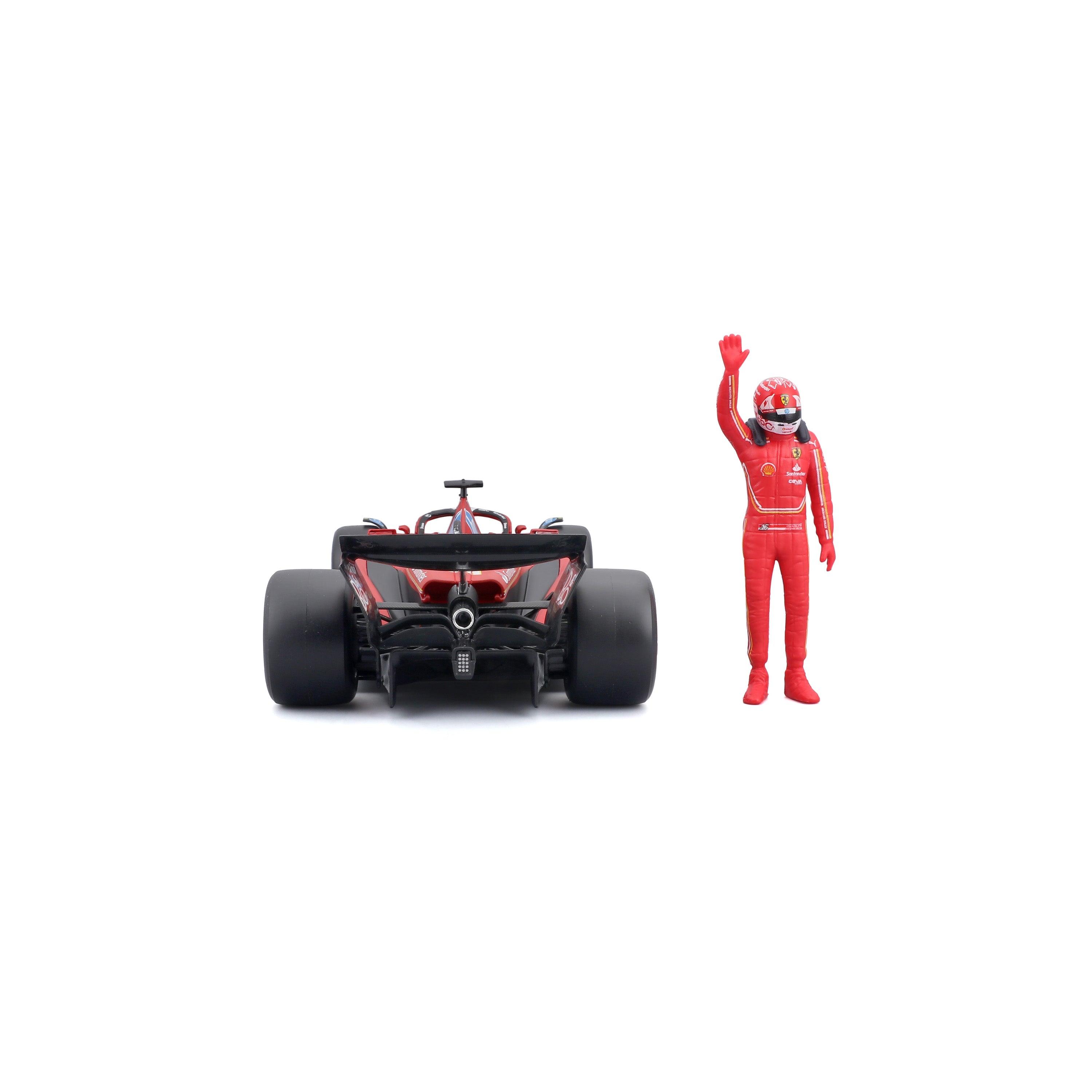 bburago-ferrari-sf-24-16-leclerc-1-24-avec-pilote-voiture-f1 image 4