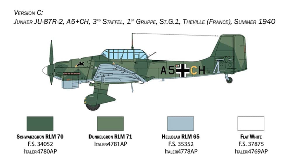 italeri-junkers-ju-87b-stuka-maquette-avion-1-72-monter image 6