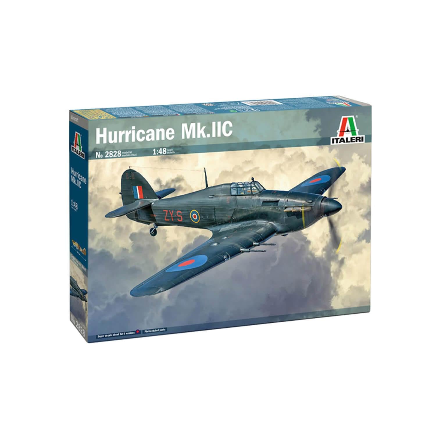 italeri-2828-hurricane-mk-ii-c-1-48-maquette-avion-plastique image 2
