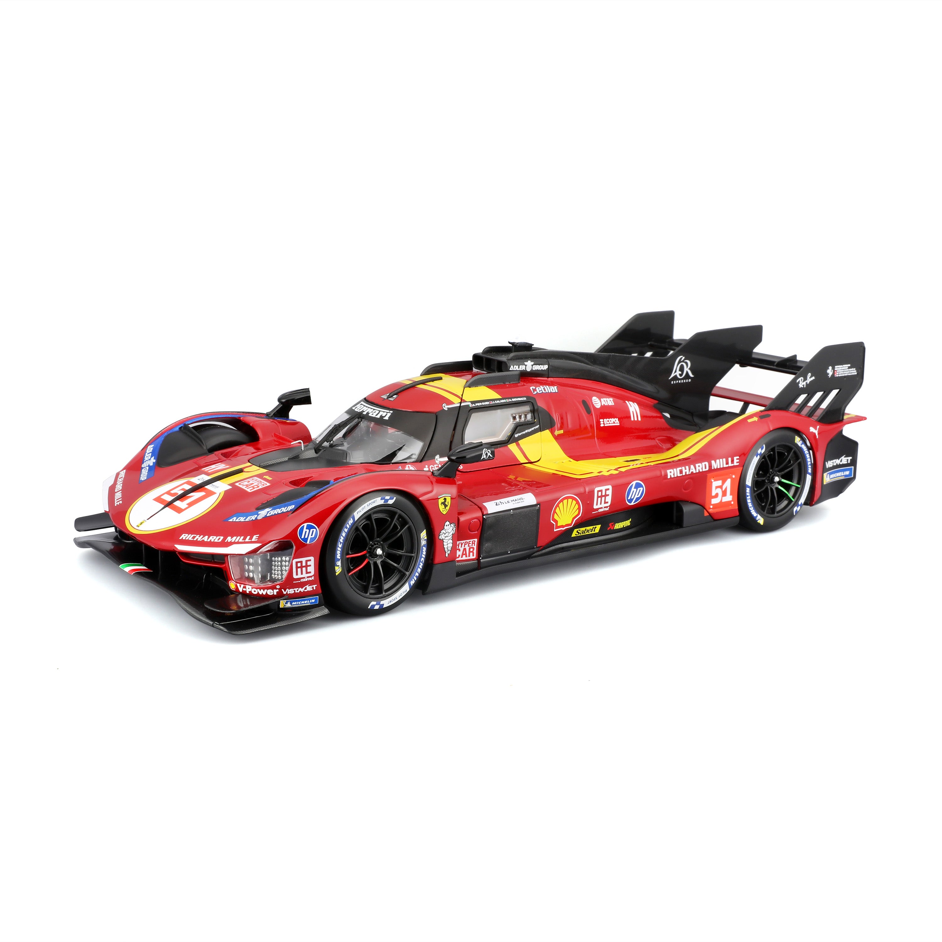 bburago-ferrari-499p-24h-lmh-hypercar-2025-n-51-1-18 image 1