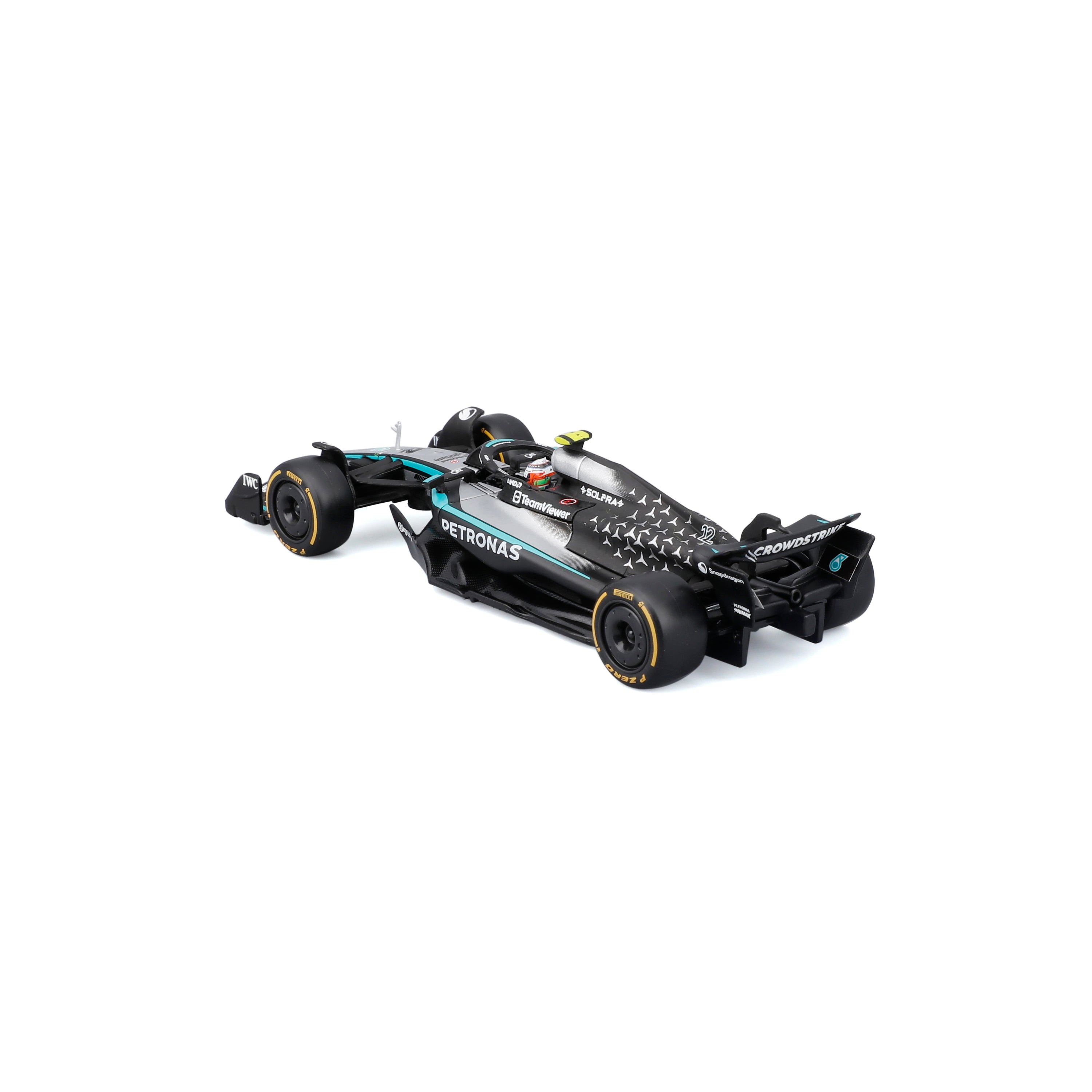bburago-mercedes-amg-w16-2025-12-antonelli-maquette-1-43-avec-basetta-et-teca image 6
