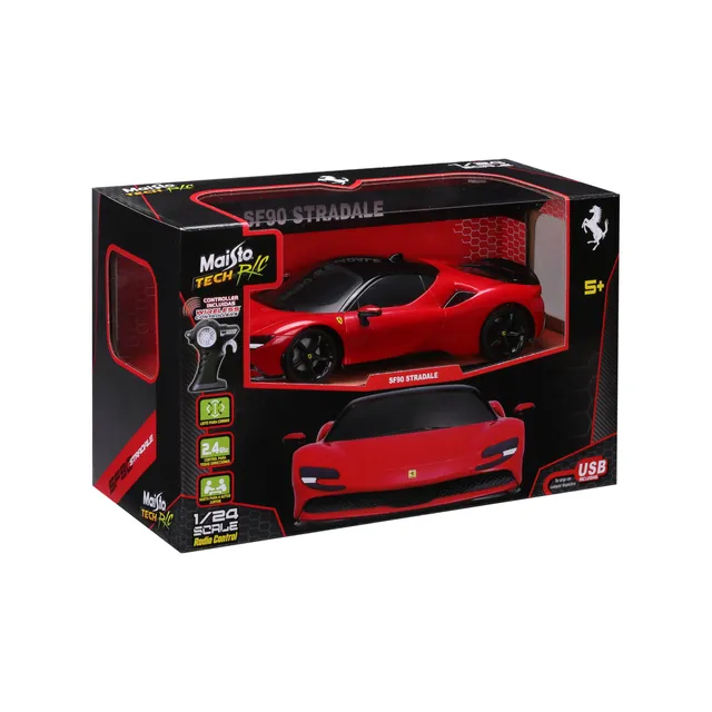 bburago-ferrari-sf90-radiocommand-e-1-24-special-pack image 1