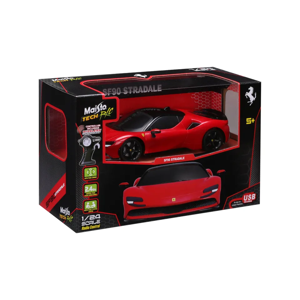 bburago-ferrari-sf90-radiocommand-e-1-24-special-pack image 1