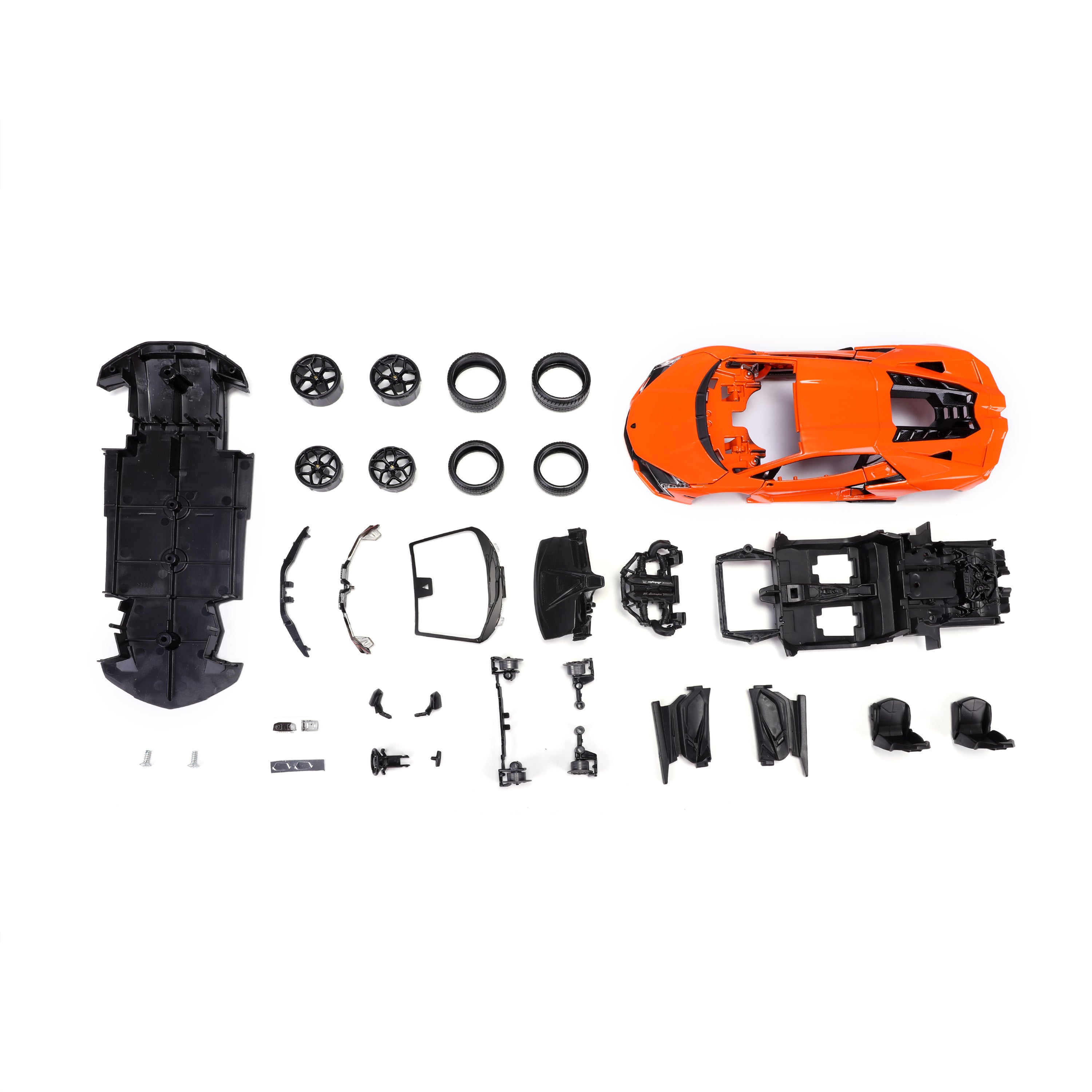 bburago-model-kit-lamborghini-revuelto-1-24-orange-construire-29-pi-ces image 7
