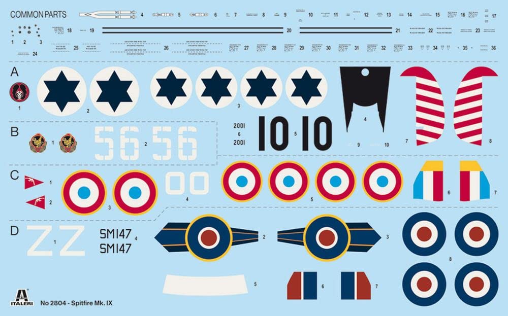 italeri-2804-spitfire-mk-ix-1-48-maquette-avion-monter image 3