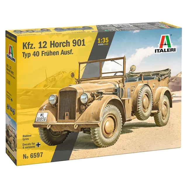 italeri-6597-kfz-12-horch-901-typ-40-maquette-militaire-1-35 image 1