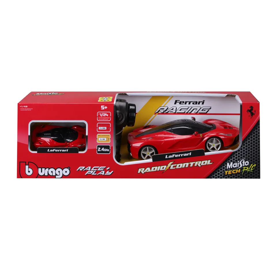 maisto-tech-co-pack-laferrari-rc-1-24-diecast-1-43 image 1