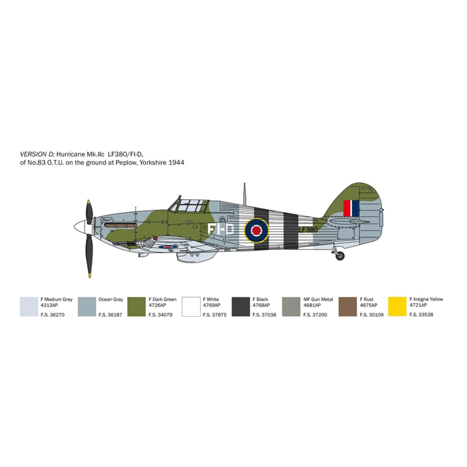 italeri-2828-hurricane-mk-ii-c-1-48-maquette-avion-plastique image 7