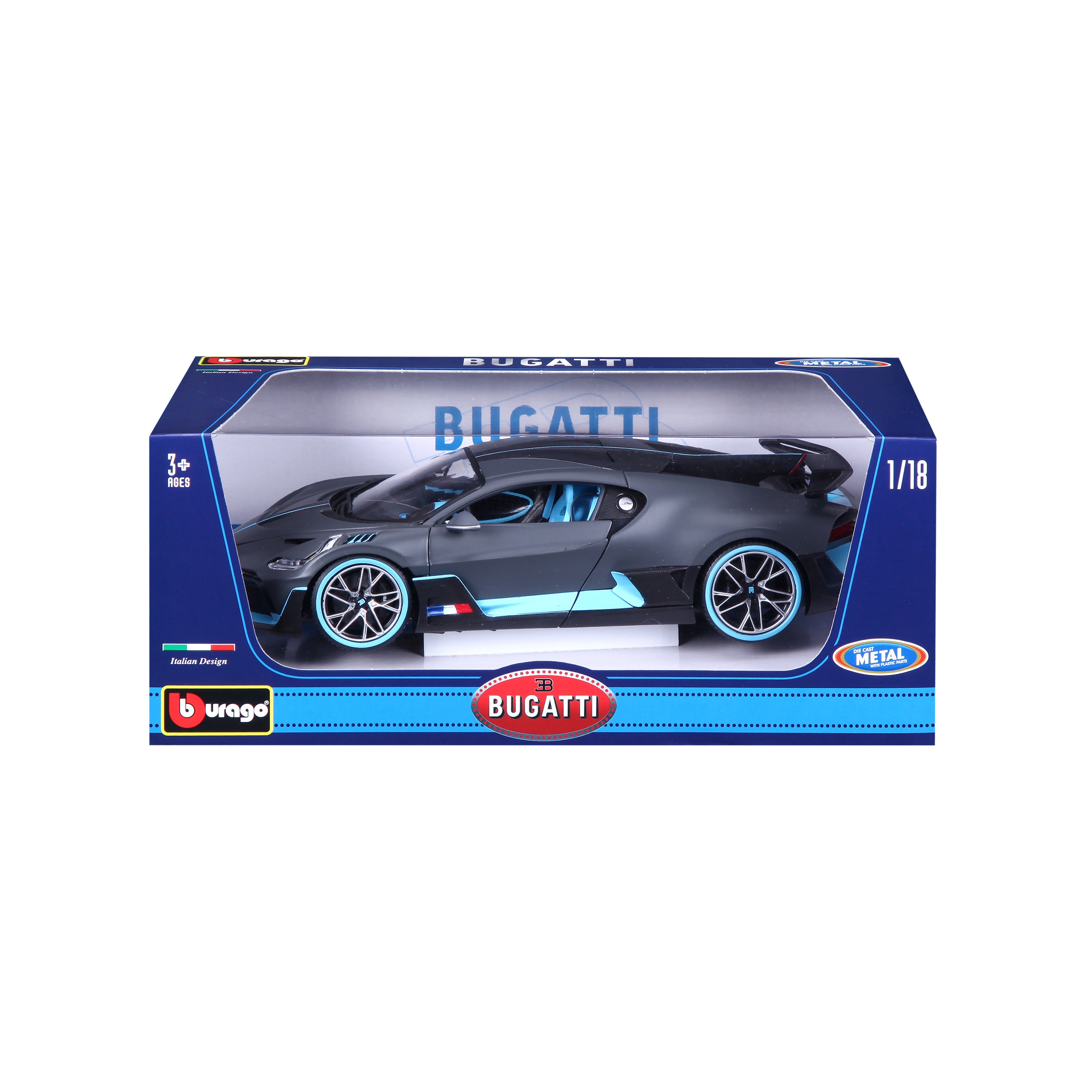 bburago-bugatti-divo-1-18-miniature-hypercar-gris-fonc-mat image 7