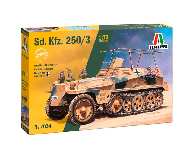 italeri-7034-sd-kfz-250-3-maquette-blind-militaire-1-72-figurines image 1