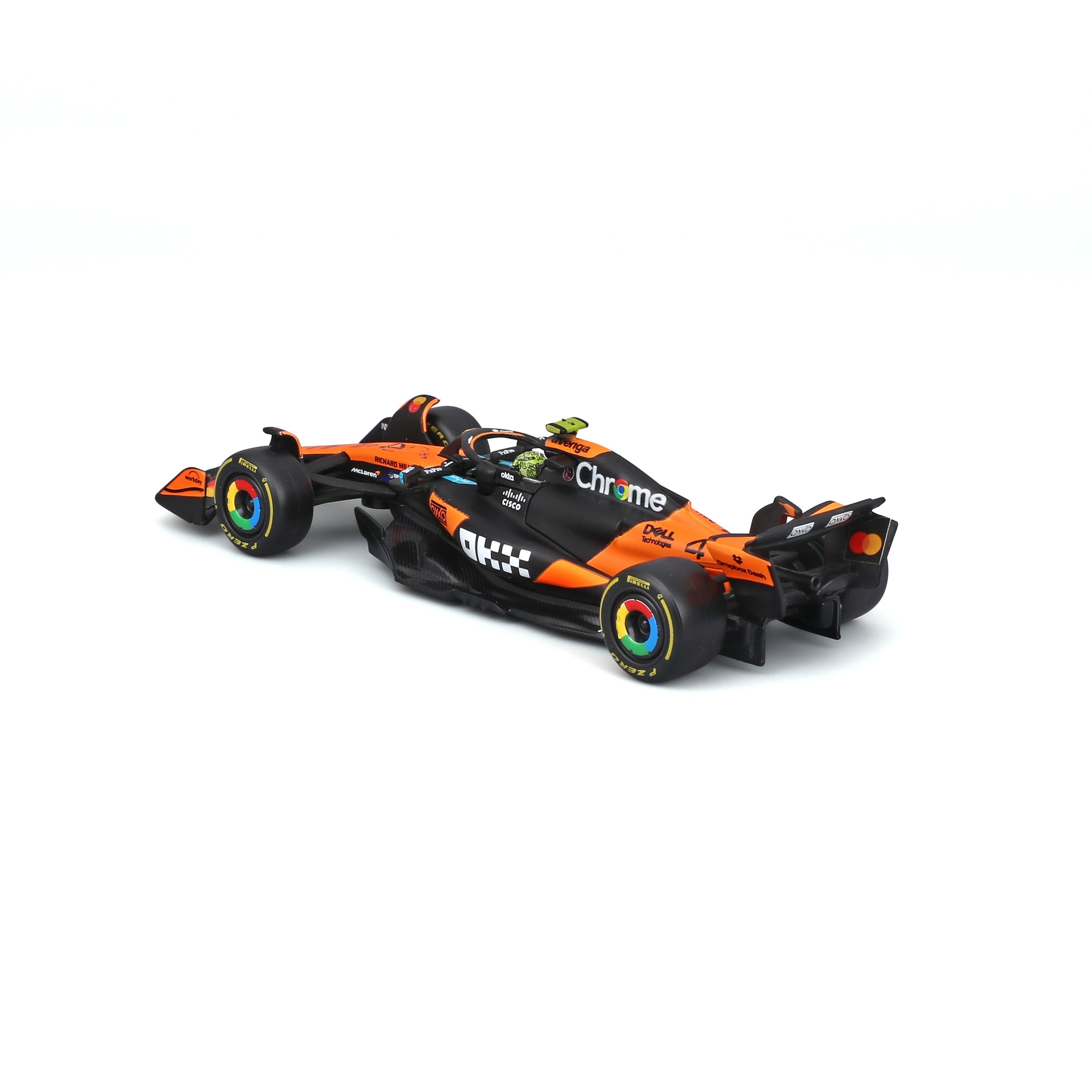 bburago-mclaren-f1-mcl39-2025-4-lando-norris-1-43-avec-socle-et-vitrine image 6