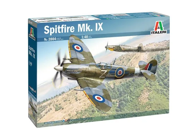 italeri-2804-spitfire-mk-ix-1-48-maquette-avion-monter image 1