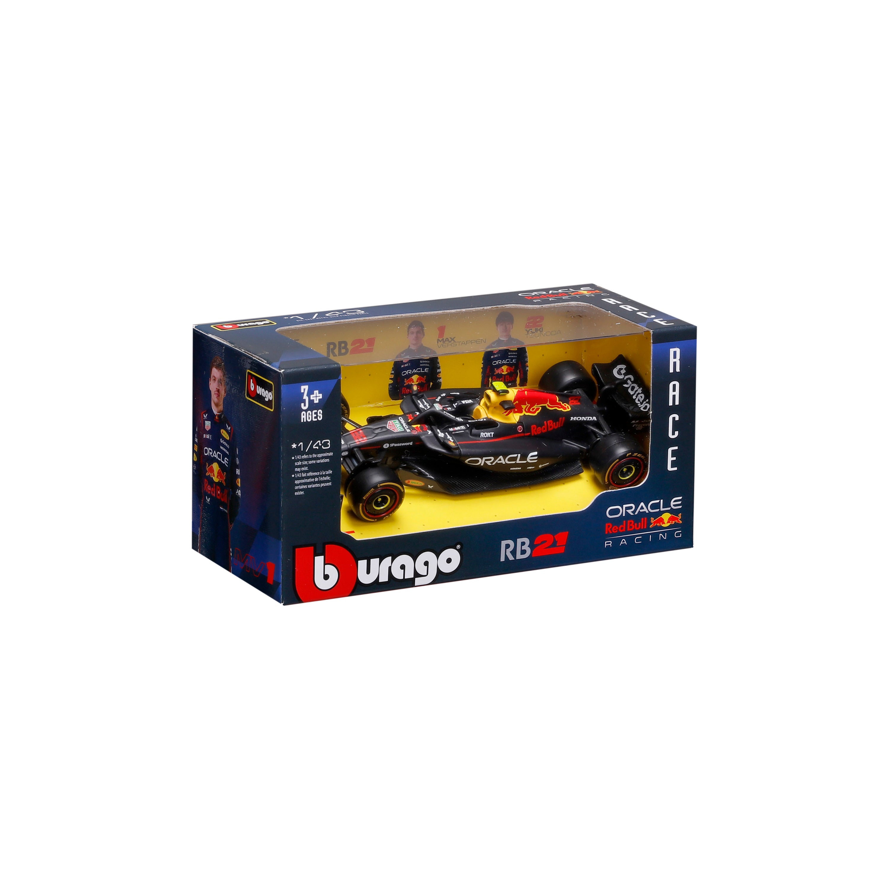 bburago-f1-red-bull-racing-rb21-2025-22-yuki-tsunoda-modellino-1-43 image 2