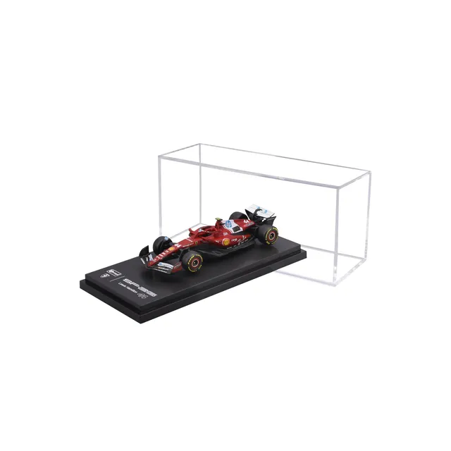 bburago-ferrari-sf-25-44-lewis-hamilton-1-64-avec-vitrine-d-exposition image 1
