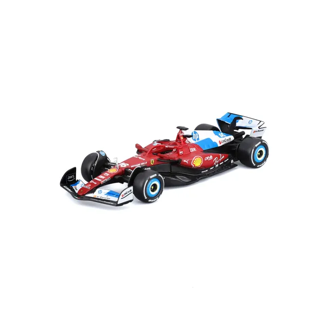 bburago-ferrari-sf-25-16-charles-leclerc-livr-e-miami-f1-1-43 image 1