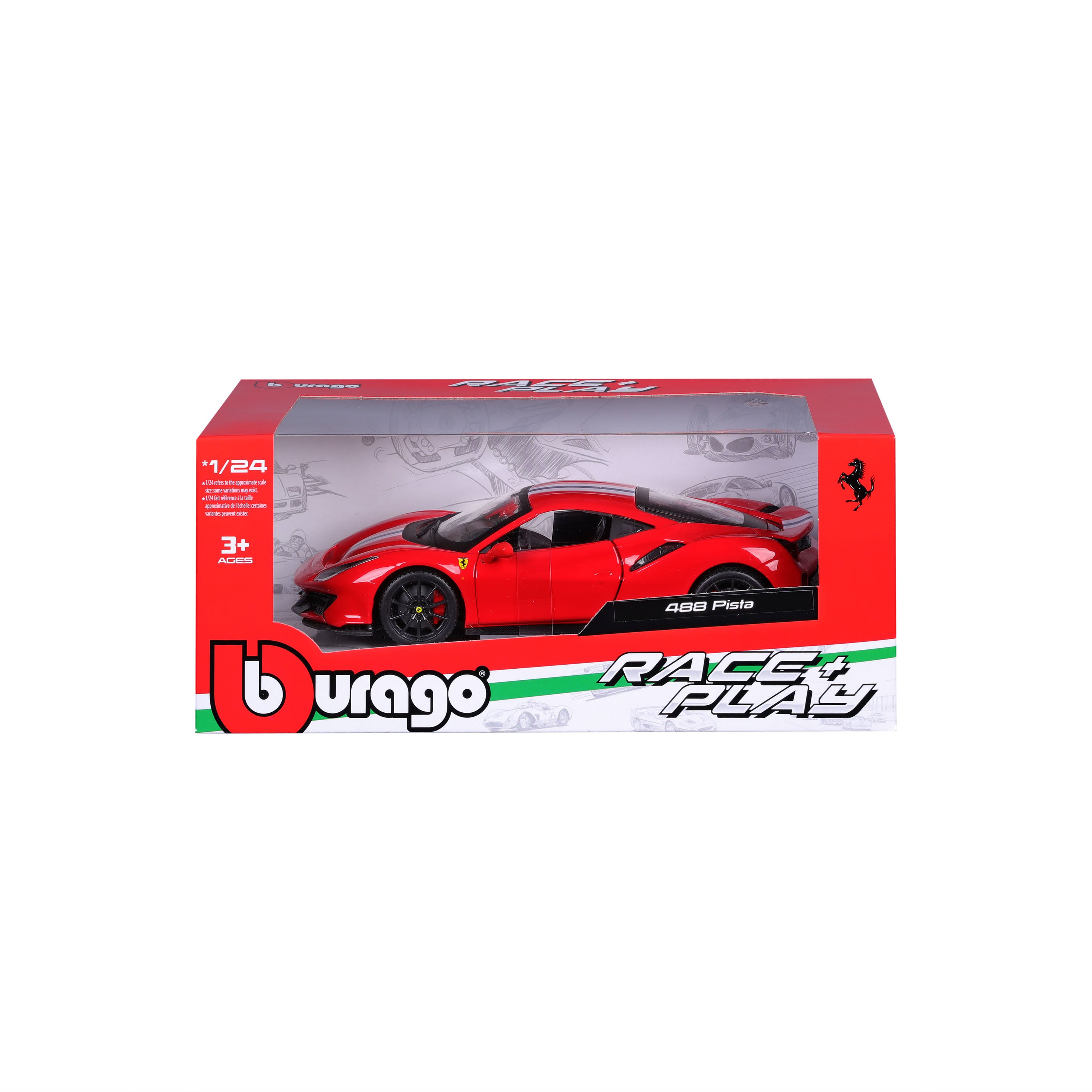 bburago-ferrari-488-pista-race-play-1-24 image 2