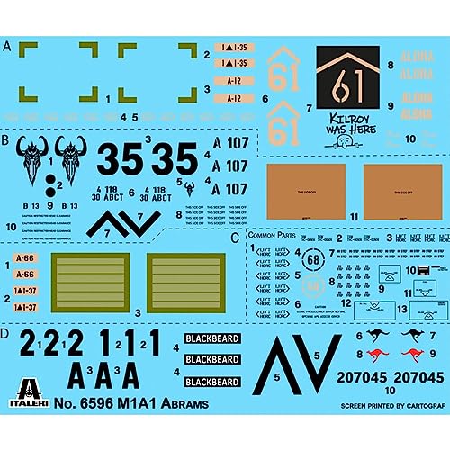 italeri-m1a1-abrams-1-35-maquette-char-moderne-monter image 4