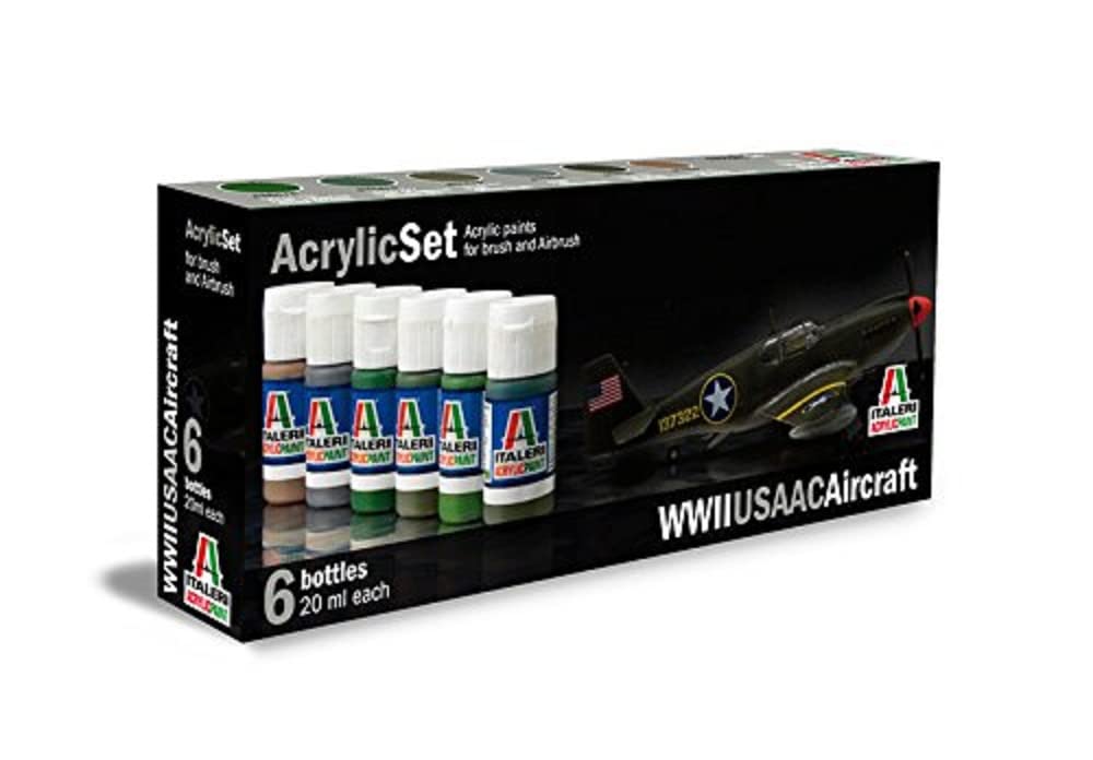 italeri-438ap-kit-peinture-acrylique-wwii-usaac-avion image 1