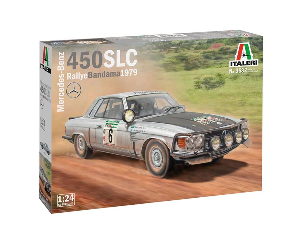 italeri-mercedes-benz-450-slc-rally-bandama-79-maquette-voiture-1-24-monter image 1