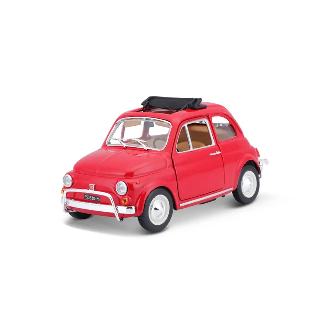 bburago-fiat-500l-1968-1-24-rouge-portes-ouvrantes-vintage image 1