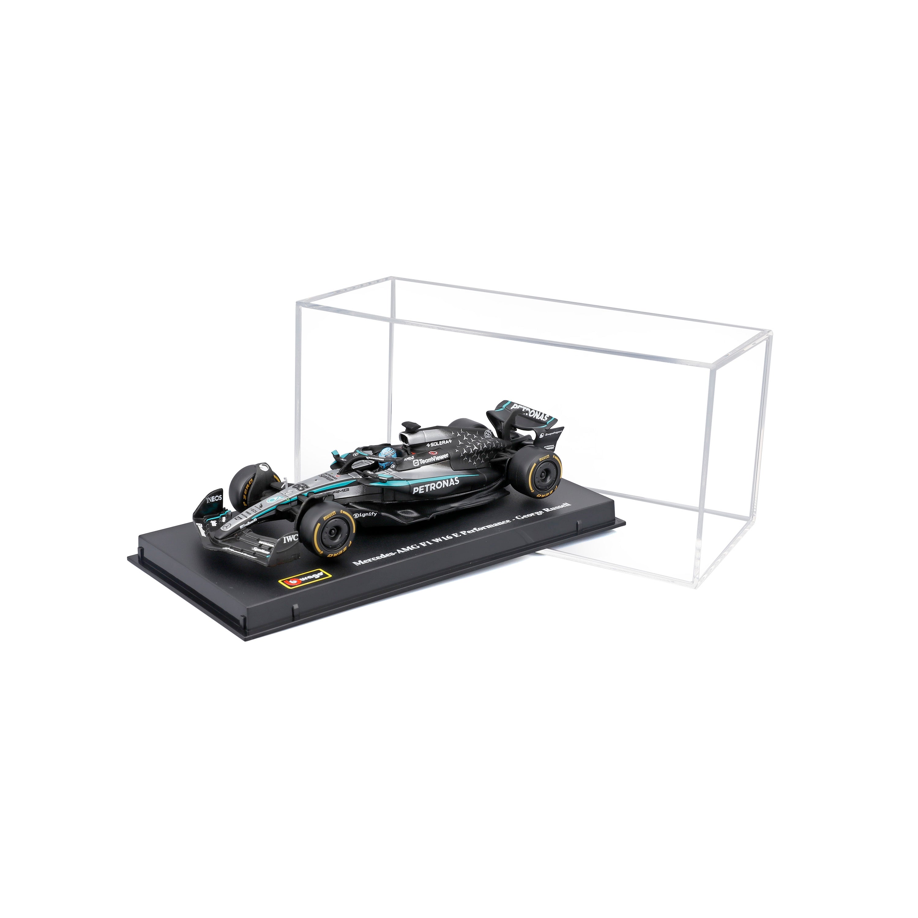 bburago-mercedes-amg-w16-2025-63-george-russell-1-43-vitrine image 1
