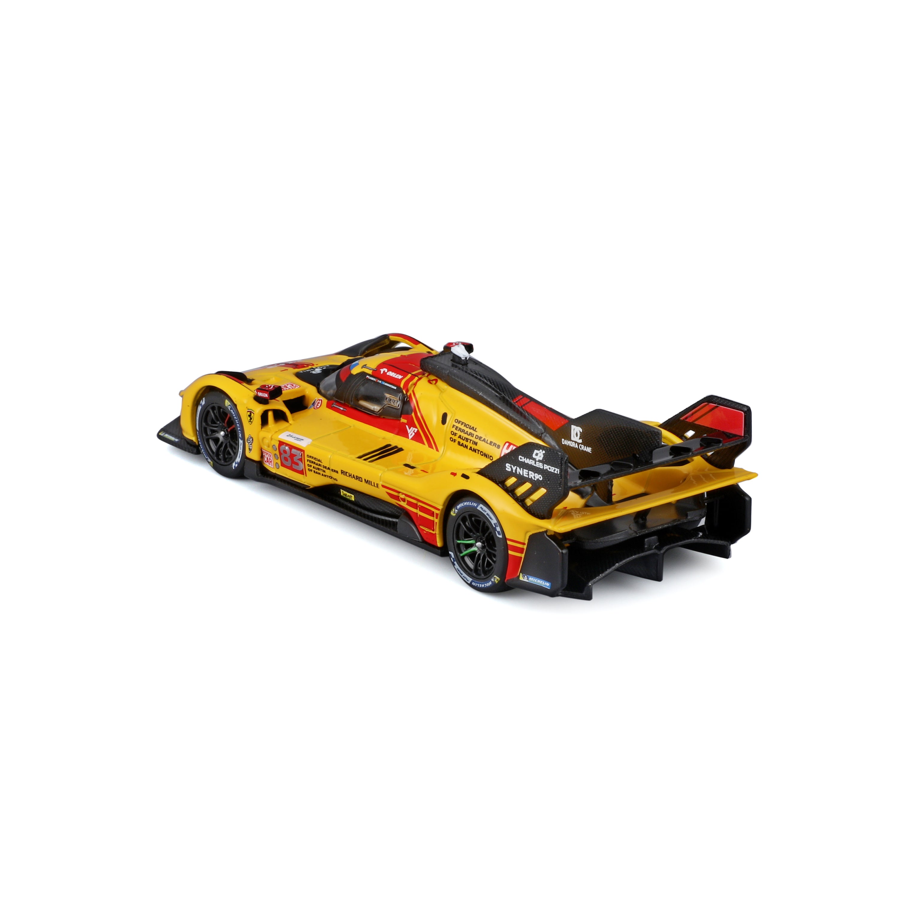bburago-ferrari-499p-83-le-mans-2024-jaune-1-43 image 5