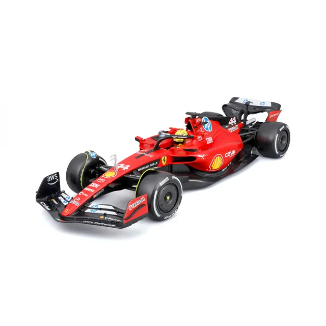 bburago-ferrari-sf-23-44-hamilton-test-fiorano-1-18 image 1