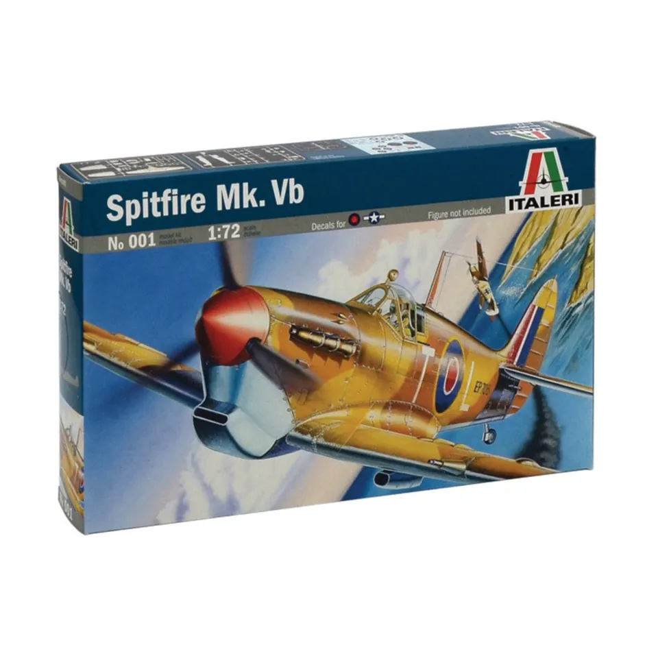 italeri-i001-spitfire-mk-vb-raf-maquette-aviation-1-72 image 1