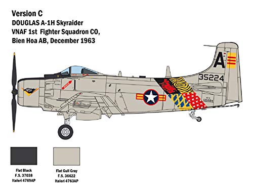 italeri-a-1h-skyraider-maquette-avion-monter image 8