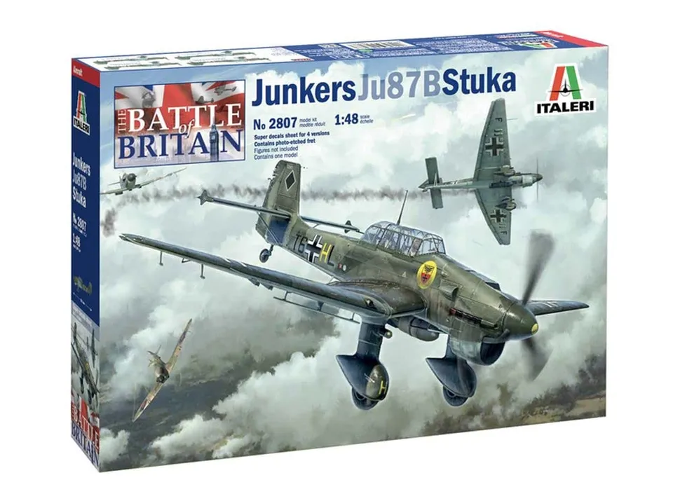 italeri-junkers-ju-87b-stuka-maquette-avion-1-72-monter image 1