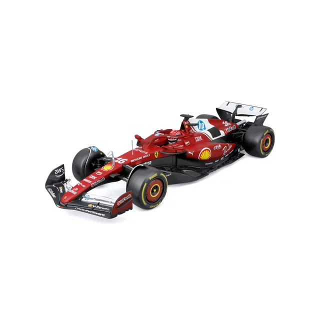 bburago-f1-ferrari-sf-25-2025-16-charles-leclerc-modellino-diecast-1-18 image 1
