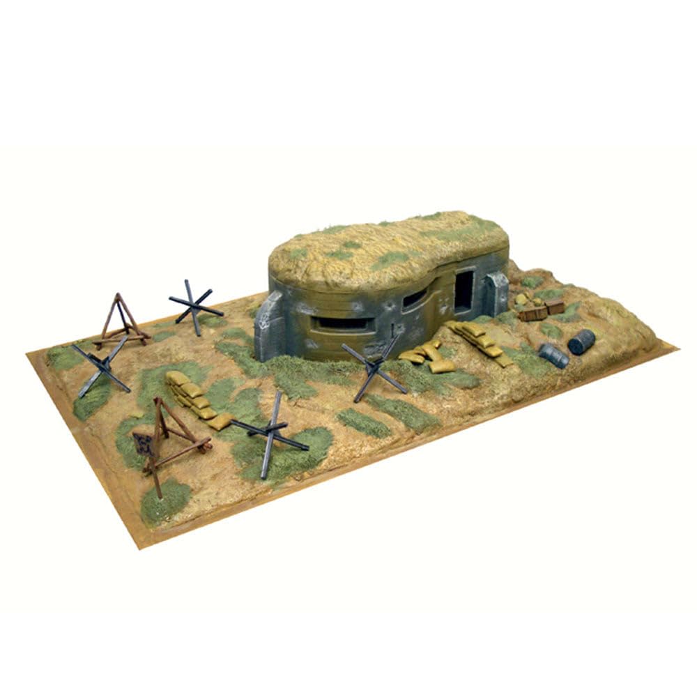 italeri-bunker-et-accessoires-i6070-1-72-maquette-diorama image 2