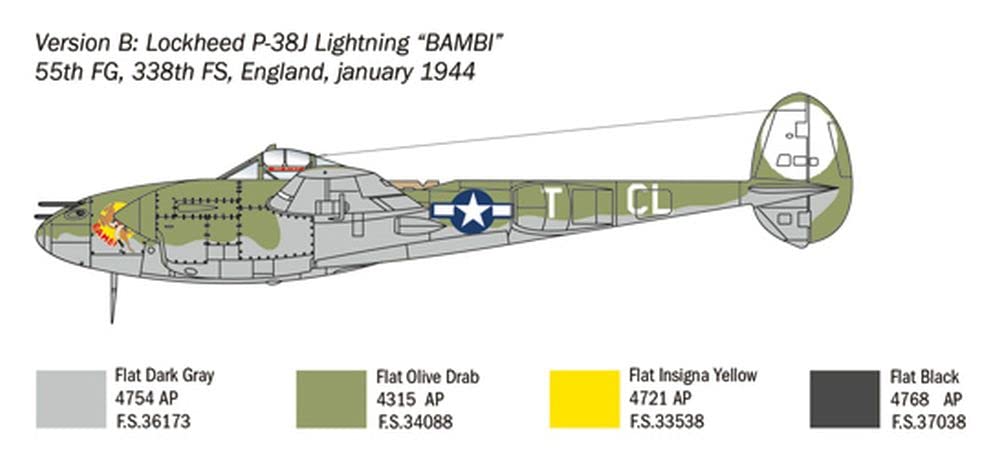 italeri-p-38j-lightning-1-72-maquette-avion image 5